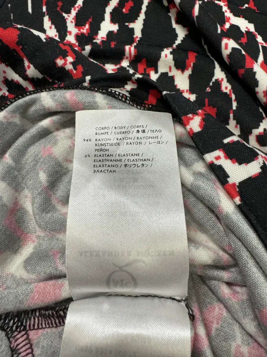 SS2014 Alexander Mcqueen Red Leopard Print T-Shirt TYvsqHx 2