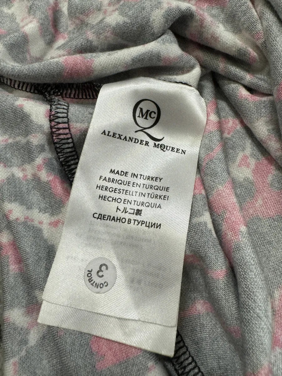 SS2014 Alexander Mcqueen Red Leopard Print T-Shirt TYvsqHx 4