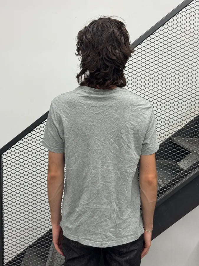 SS2014 Alexander McQueen Skull Grey Draw T-Shirt UAEzOtM 2