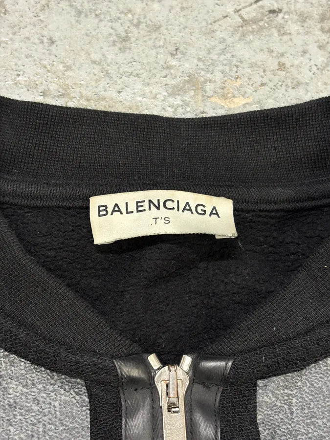 SS2014 Balenciaga Black & Grey Bomber Jacket quGvloV 6