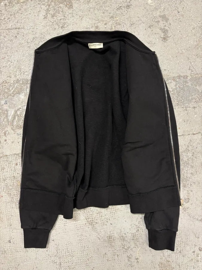 SS2014 Balenciaga Black & Grey Bomber Jacket quGvloV 4