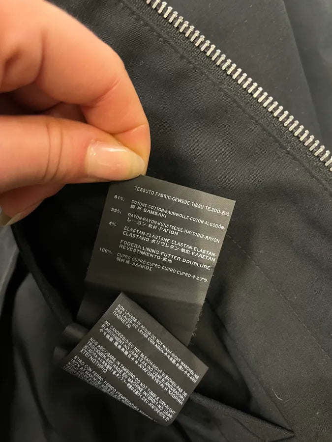 SS2014 Balenciaga Black Bomber Jacket hUqEfLr 10