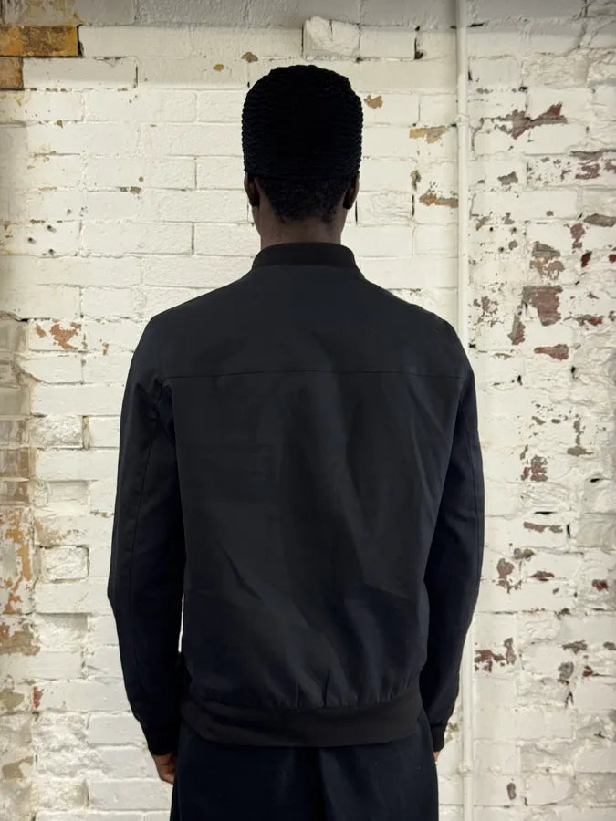 SS2014 Balenciaga Black Bomber Jacket hUqEfLr 2