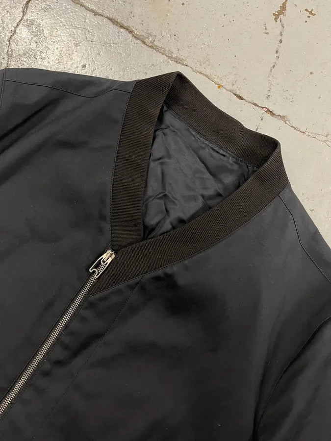 SS2014 Balenciaga Black Bomber Jacket hUqEfLr 4