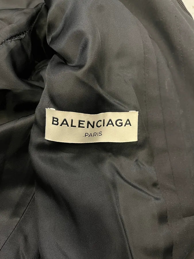 SS2014 Balenciaga Black Bomber Jacket hUqEfLr 8