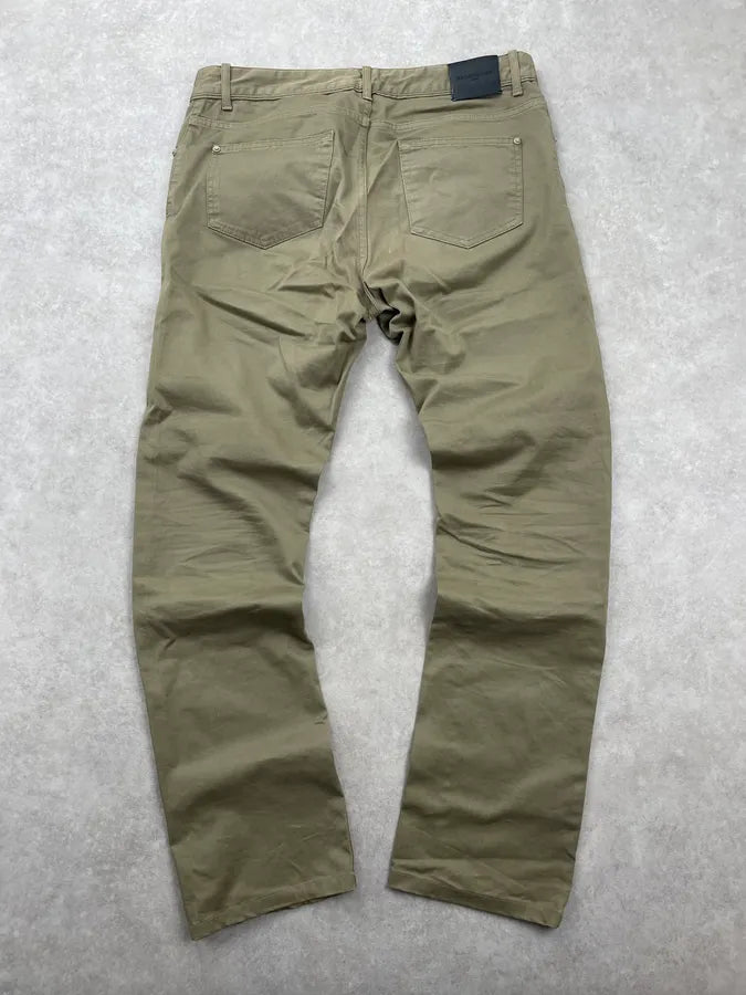 SS2014 Balenciaga Green Khaki Cozy Pants YGwtykU 1