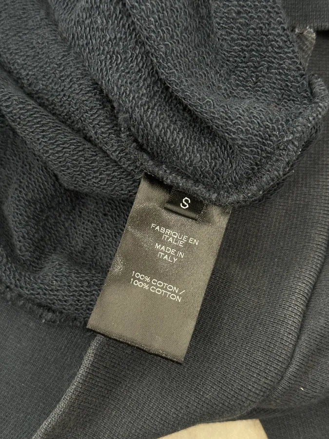 SS2014 Balmain Black Detailed Minimalist Hoodie RZVUfEp 8