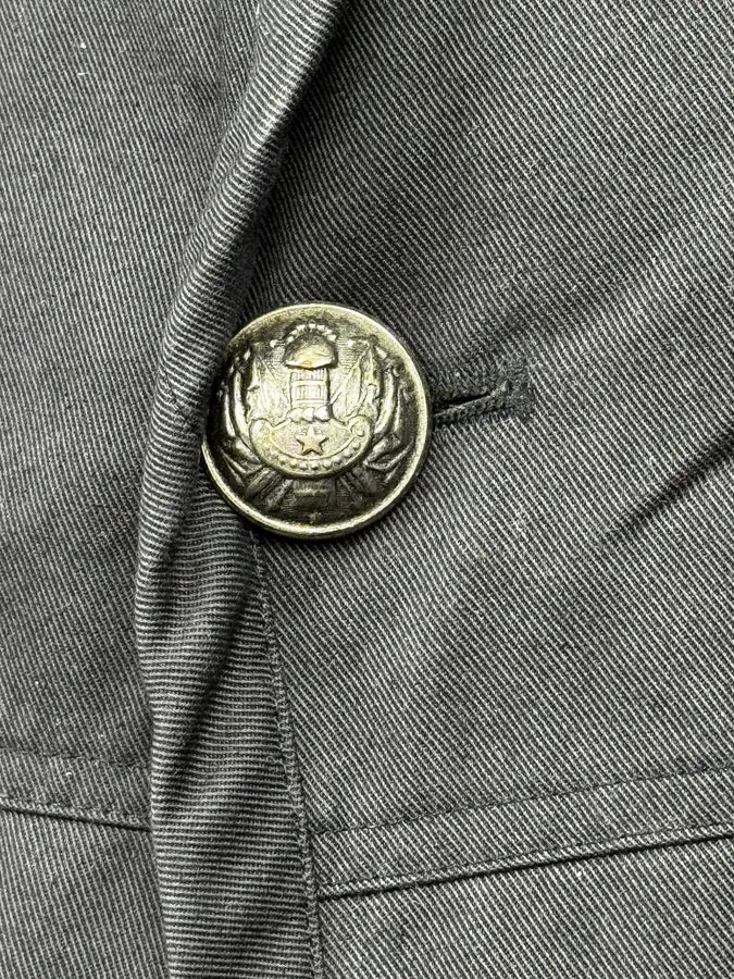 SS2014 Balmain Navy Multi-Pocket Military Blazer Jacket FhAZMxu 8