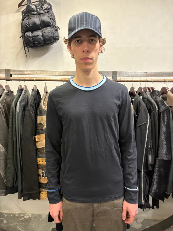 SS2014 Bottega Veneta Navy Prototype Longsleeves (M/L) LtFcOca 1