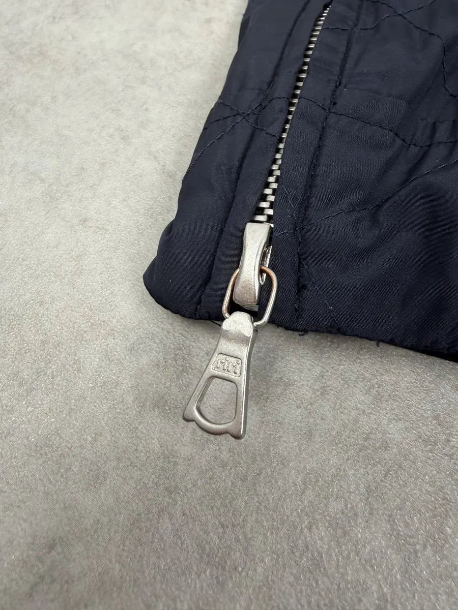 SS2014 Dries Van Noten Navy Floral Flowers Buttoned Jacket qEuQfAm 8