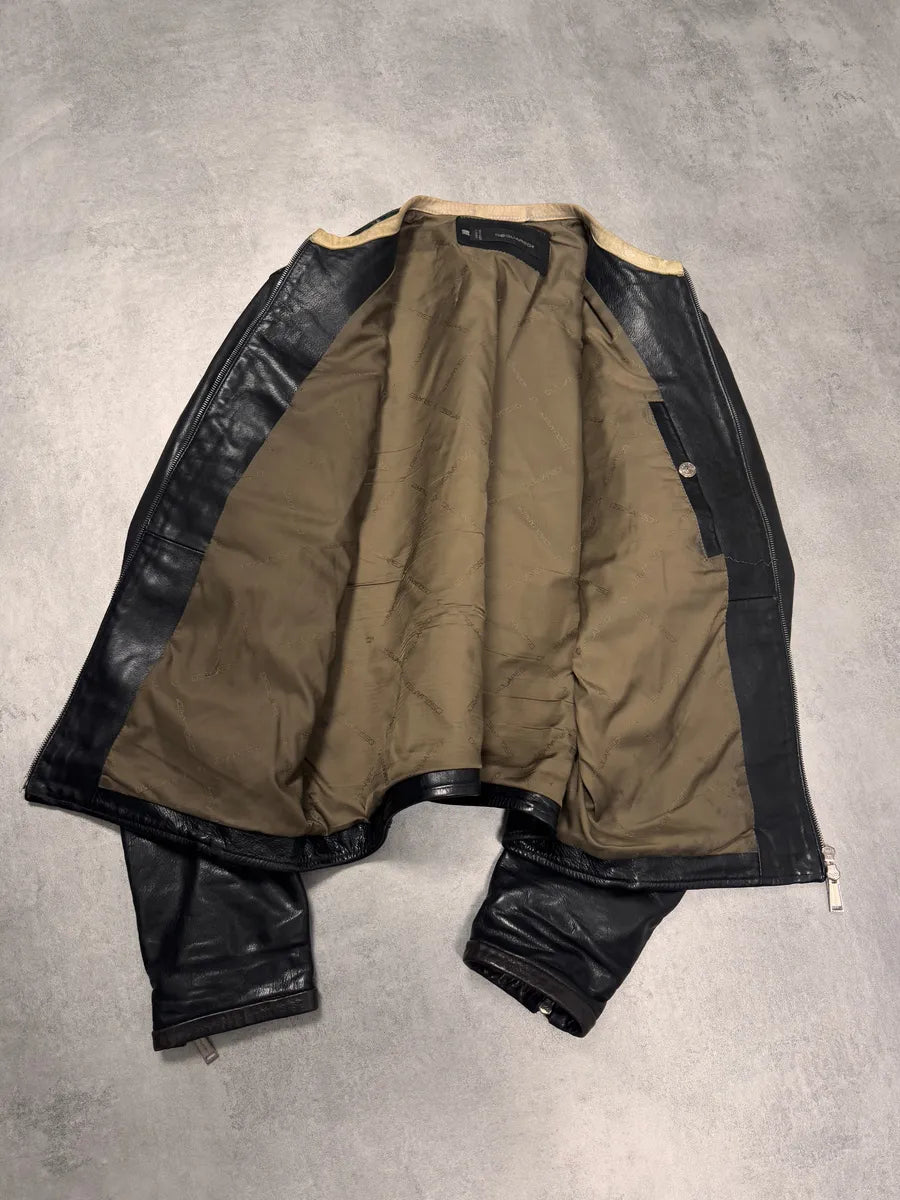 SS2014 Dsquared2 Moto Multi-Zip Calf Leather Jacket (XL) 6