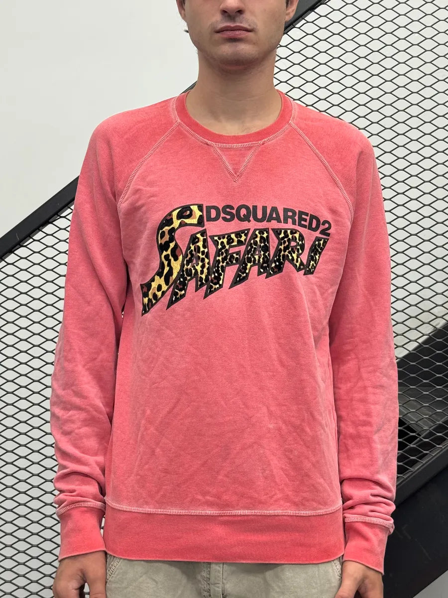 SS2014 Dsquared2 Safari Leopard Pink Sweater pnVnMaS 1