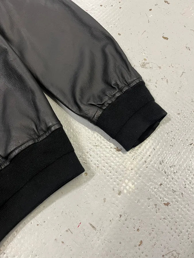 SS2014 Givenchy Black Leather Star Bomber Jacket by Riccardo Tisci gAluIxs 5