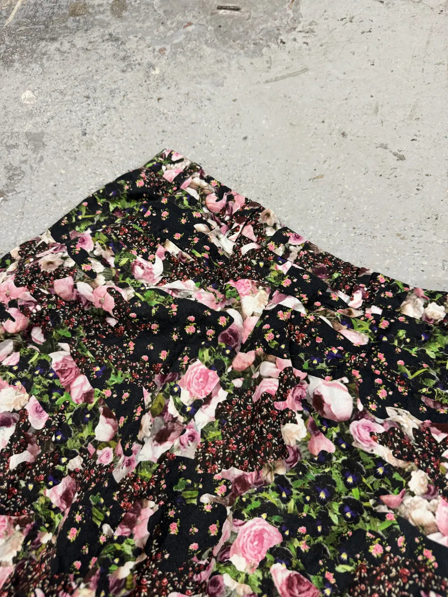 SS2014 Givenchy Floral Print Green & Pink Shorts by Riccardo Tisci QWpWNaL 6