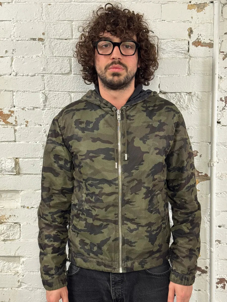SS2014 Givenchy Khaki Nylon Camouflage Hooded Jacket by Riccardo Tisci GtmjRrp 1