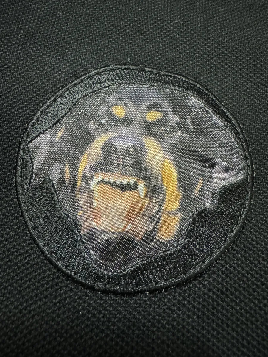 SS2014 Givenchy Rottweiler Black Polo Shirt ABThRUg 6