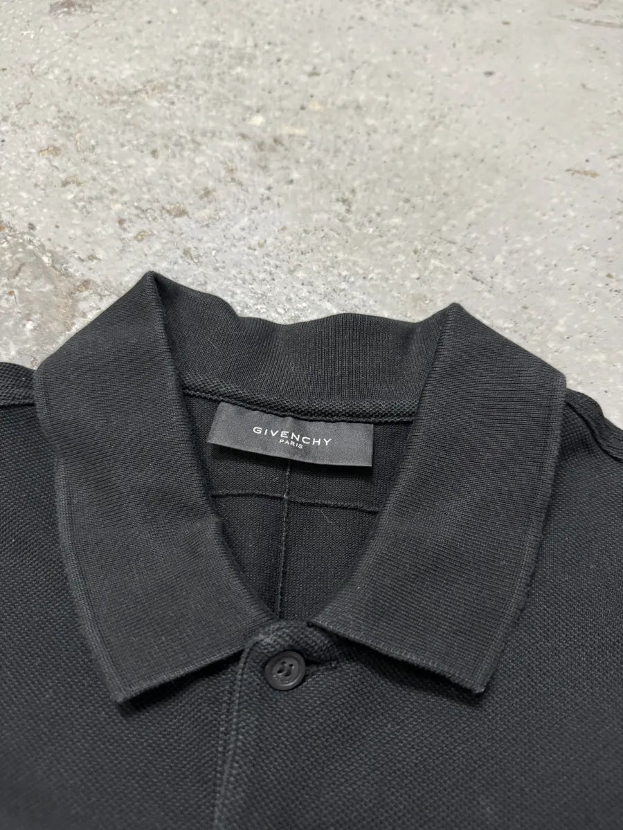SS2014 Givenchy Rottweiler Black Polo Shirt ABThRUg 7