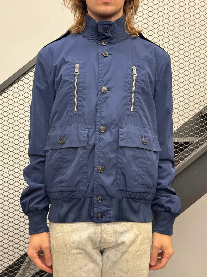 SS2014 Gucci Madonna Navy Nylon Multi-Pocket Jacket by Frida Giannini tpusWXl 1