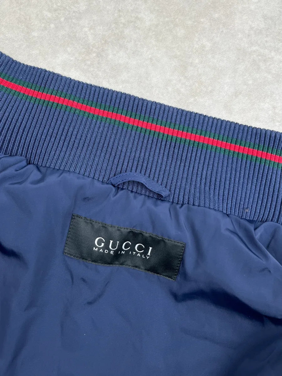 SS2014 Gucci Madonna Navy Nylon Multi-Pocket Jacket by Frida Giannini tpusWXl 6