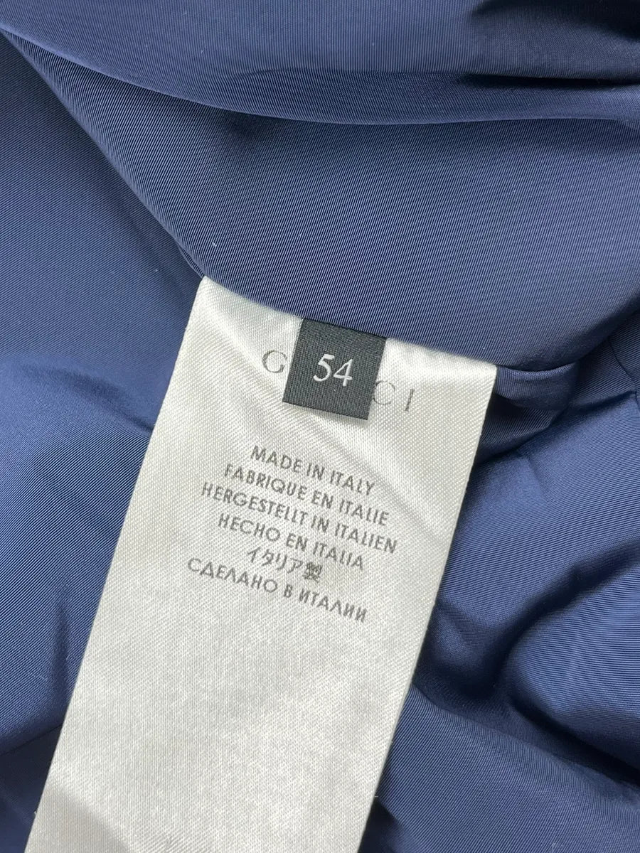 SS2014 Gucci Madonna Navy Nylon Multi-Pocket Jacket by Frida Giannini tpusWXl 7