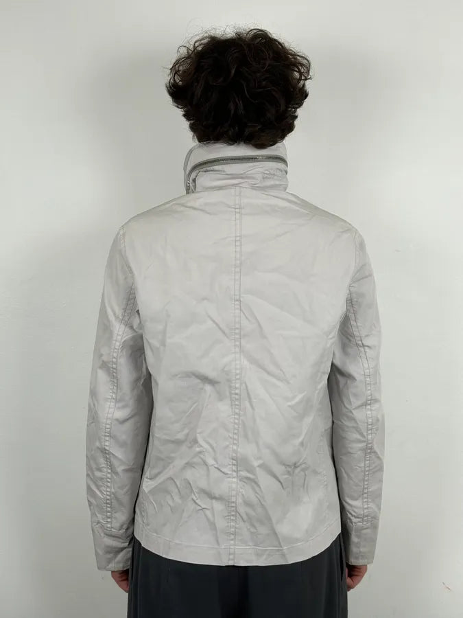 SS2014 Gucci White Light Rain Classy Jacket MjAHZZM 2