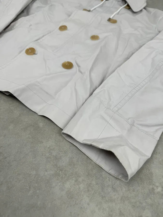 SS2014 Gucci White Light Rain Classy Jacket MjAHZZM 6