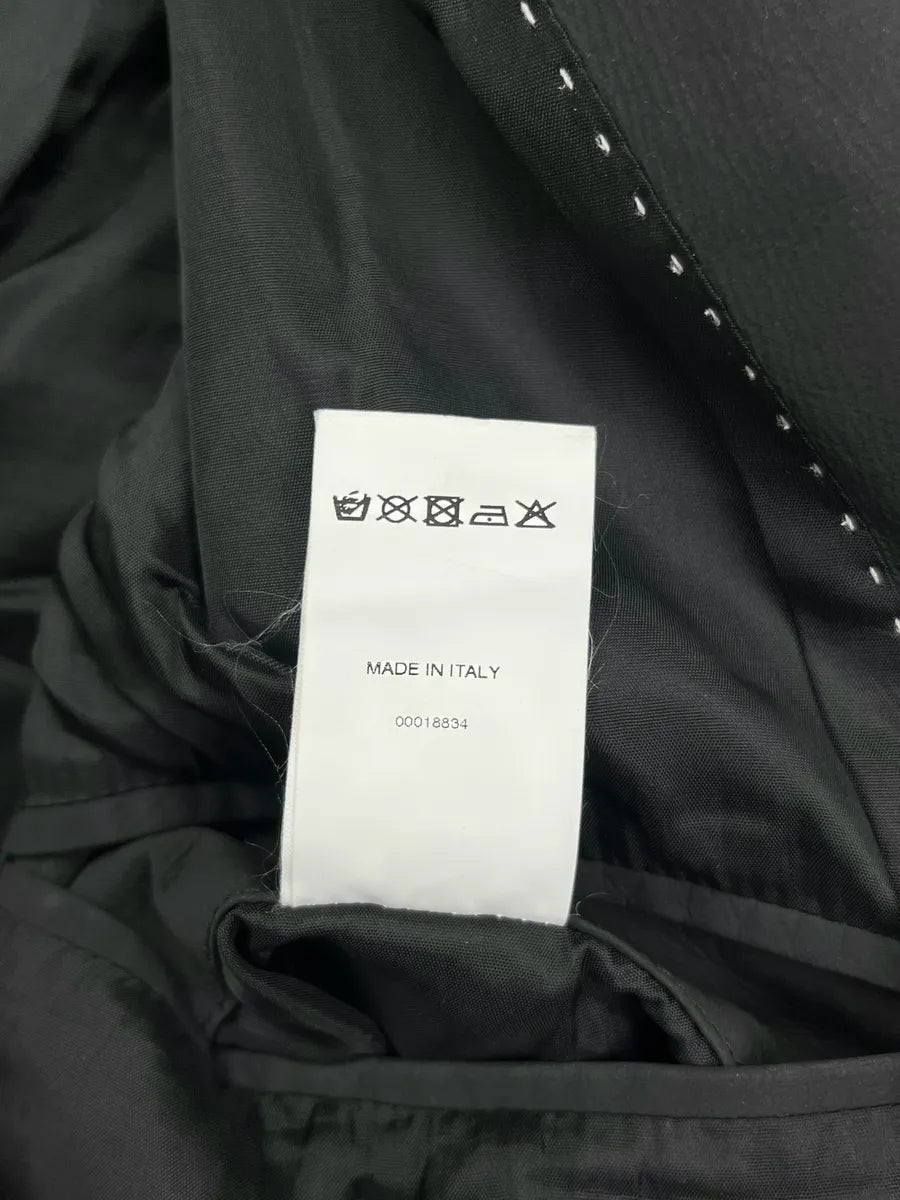 SS2014 Kris Van Assche Black Nylon Contrast Zip Light Jacket DSZLIfe 10