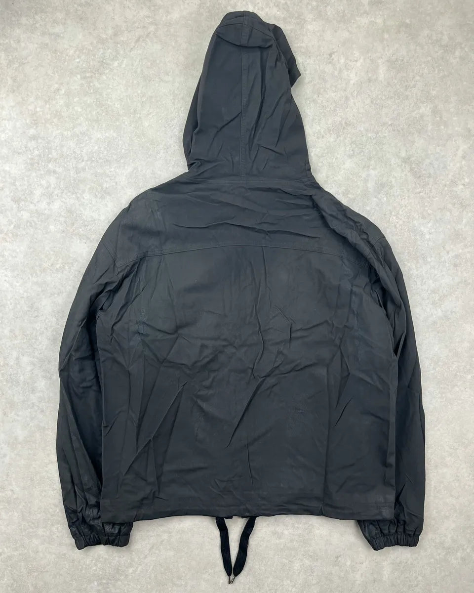 SS2014 Kris Van Assche Black Nylon Contrast Zip Light Jacket DSZLIfe 3