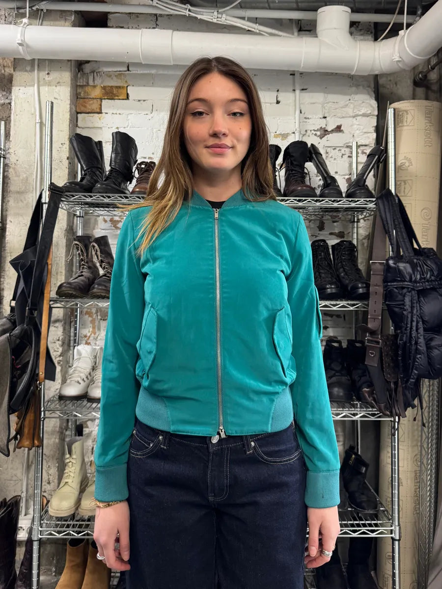 SS2014 Maison Margiela Blue Oxyde Bomber Jacket rFALnQy 1