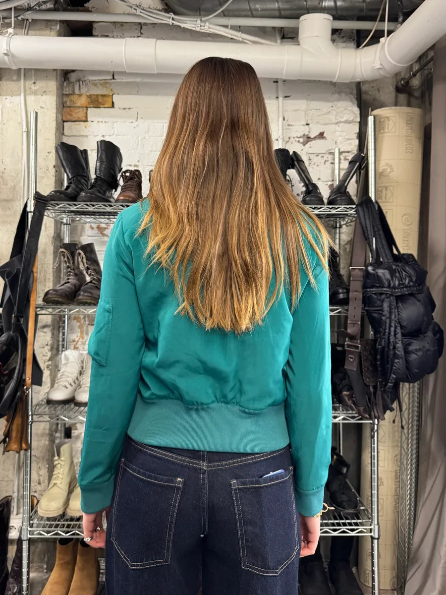 SS2014 Maison Margiela Blue Oxyde Bomber Jacket rFALnQy 2