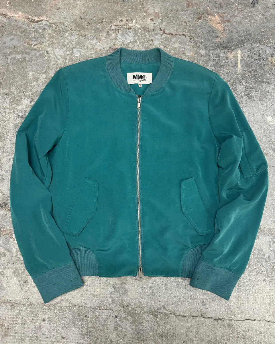 SS2014 Maison Margiela Blue Oxyde Bomber Jacket rFALnQy 0