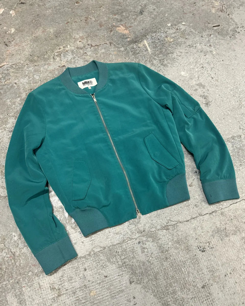 SS2014 Maison Margiela Blue Oxyde Bomber Jacket rFALnQy 3