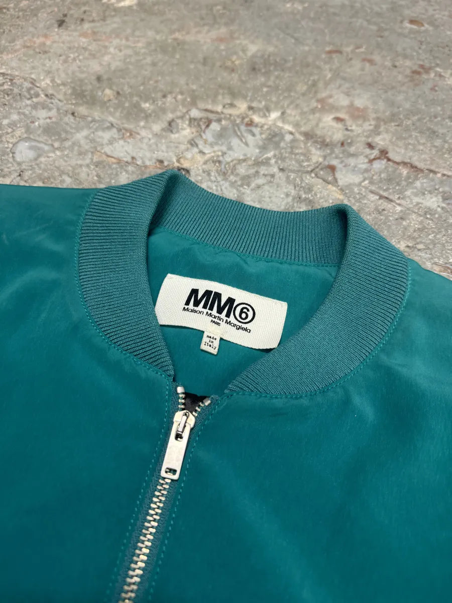 SS2014 Maison Margiela Blue Oxyde Bomber Jacket rFALnQy 7