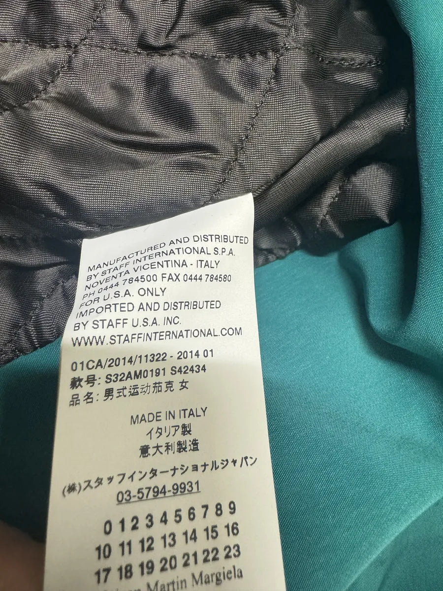 SS2014 Maison Margiela Blue Oxyde Bomber Jacket rFALnQy 9