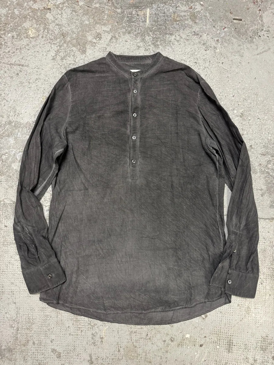 SS2014 Maison Margiela Grey Brut Henley Shirt (L) RuIwmZo 0