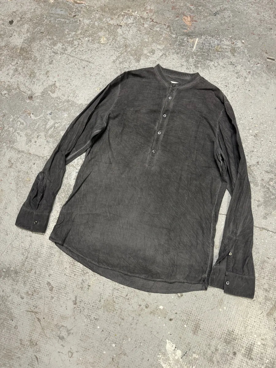 SS2014 Maison Margiela Grey Brut Henley Shirt (L) RuIwmZo 4