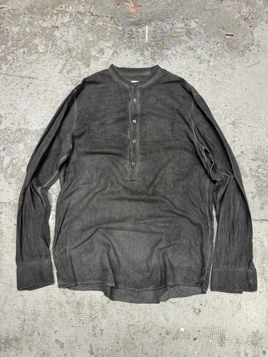 SS2014 Maison Margiela Grey Brut Henley Shirt (L) RuIwmZo 5