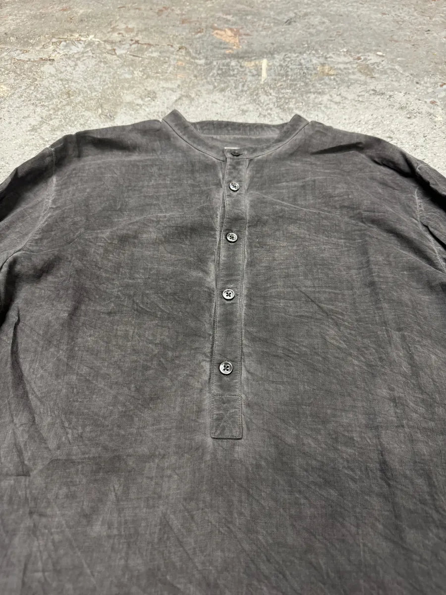 SS2014 Maison Margiela Grey Brut Henley Shirt (L) RuIwmZo 6