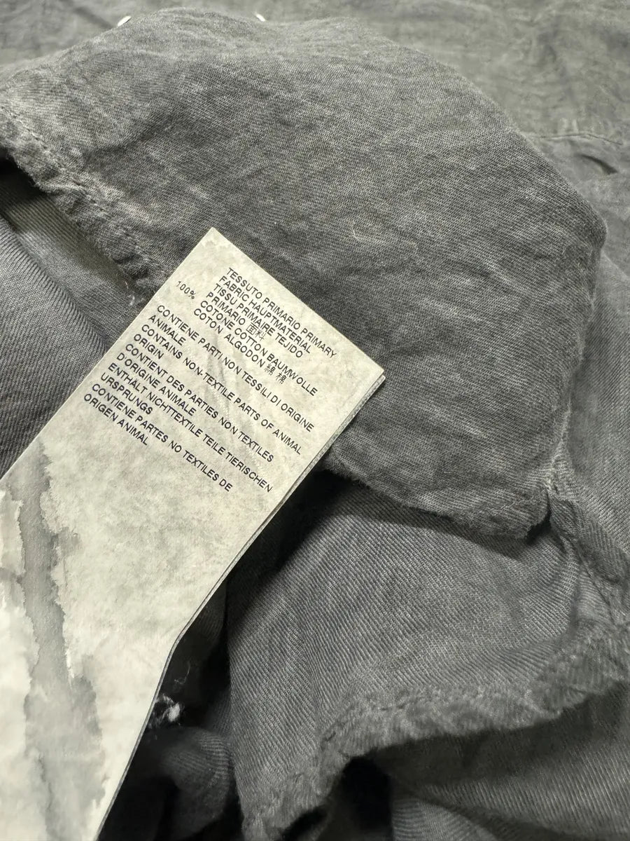 SS2014 Maison Margiela Grey Brut Henley Shirt (L) RuIwmZo 9