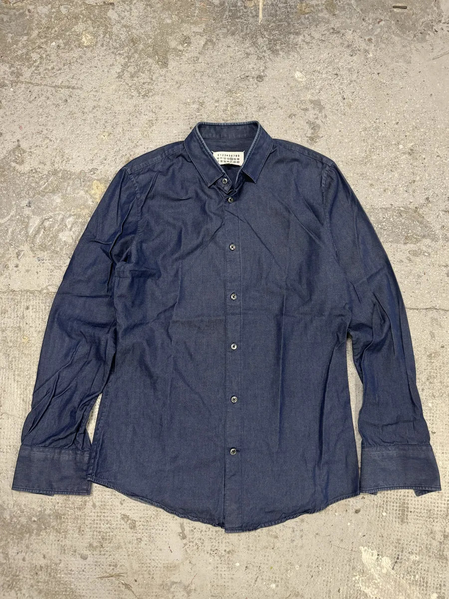 SS2014 Maison Margiela Navy Brut Signature Shirt (S/M) LeoCSob 0