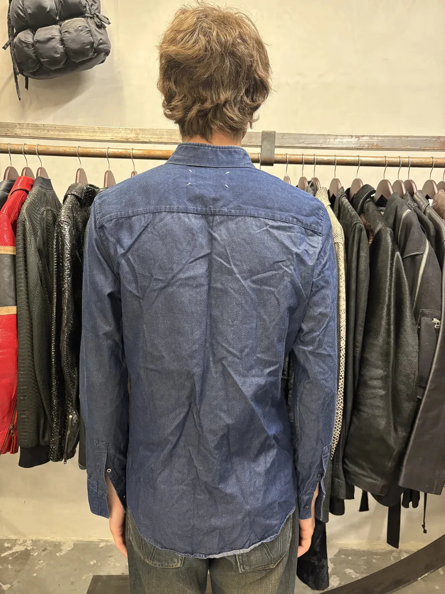 SS2014 Maison Margiela Navy Brut Signature Shirt (S/M) LeoCSob 3