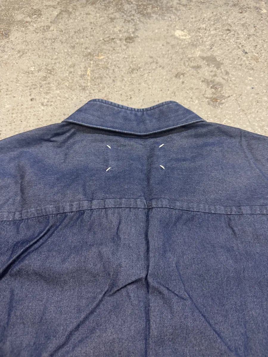SS2014 Maison Margiela Navy Brut Signature Shirt (S/M) LeoCSob 4