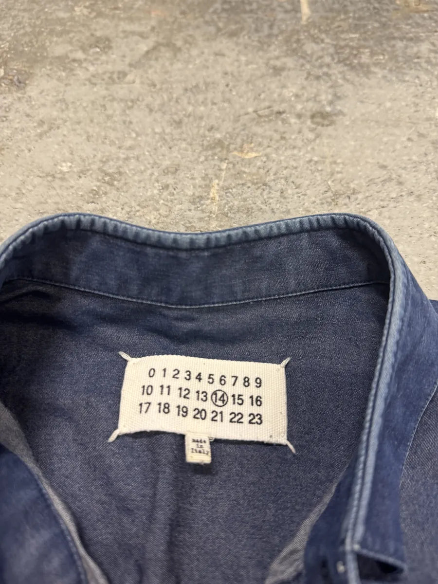 SS2014 Maison Margiela Navy Brut Signature Shirt (S/M) LeoCSob 5