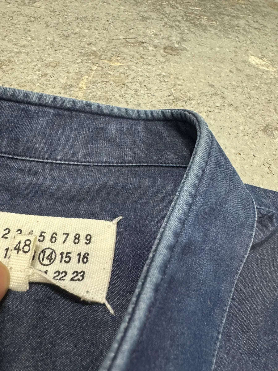 SS2014 Maison Margiela Navy Brut Signature Shirt (S/M) LeoCSob 8