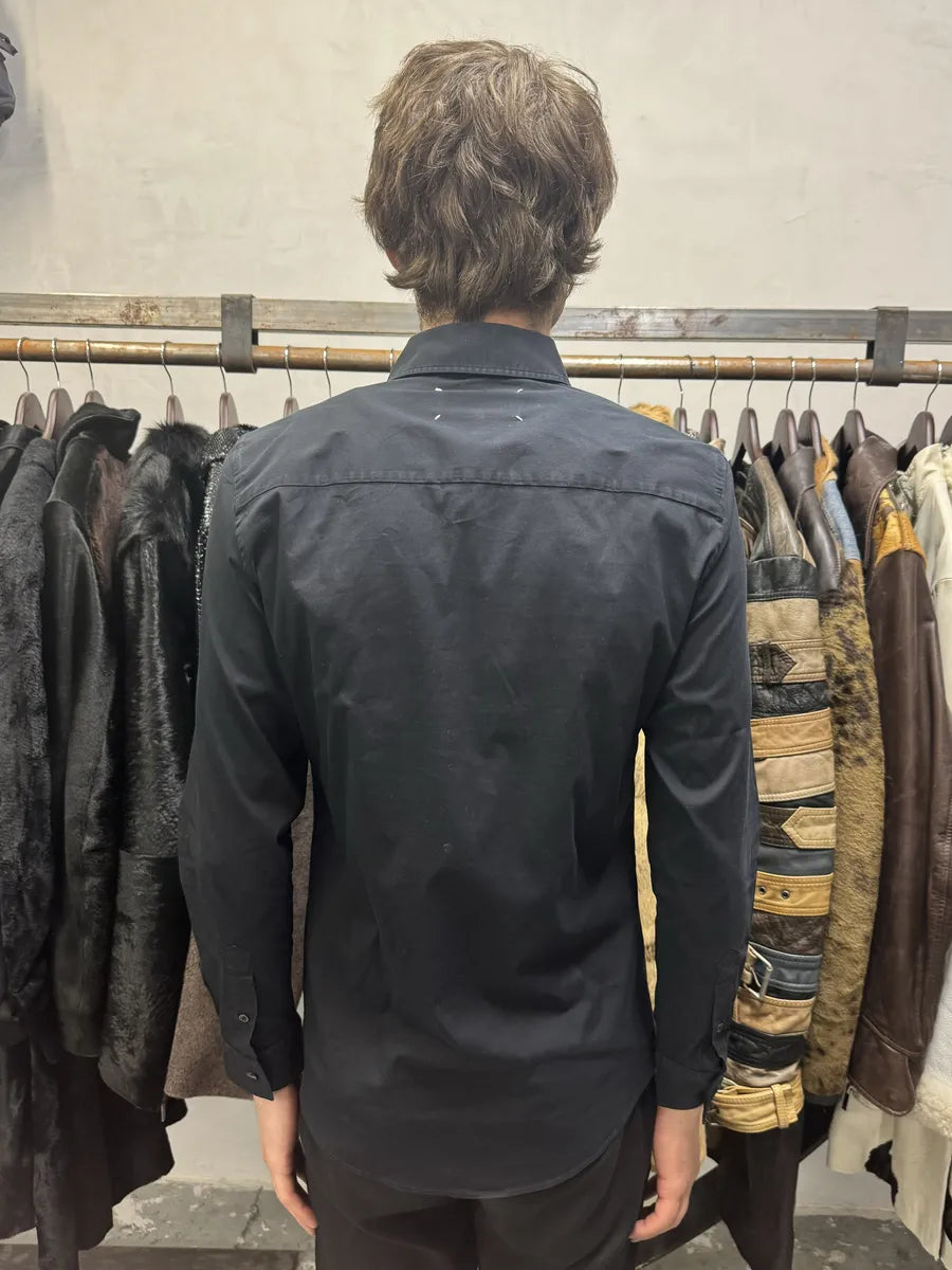 SS2014 Maison Margiela Navy Signature Pure Shirt (S) gxaFmXn 3