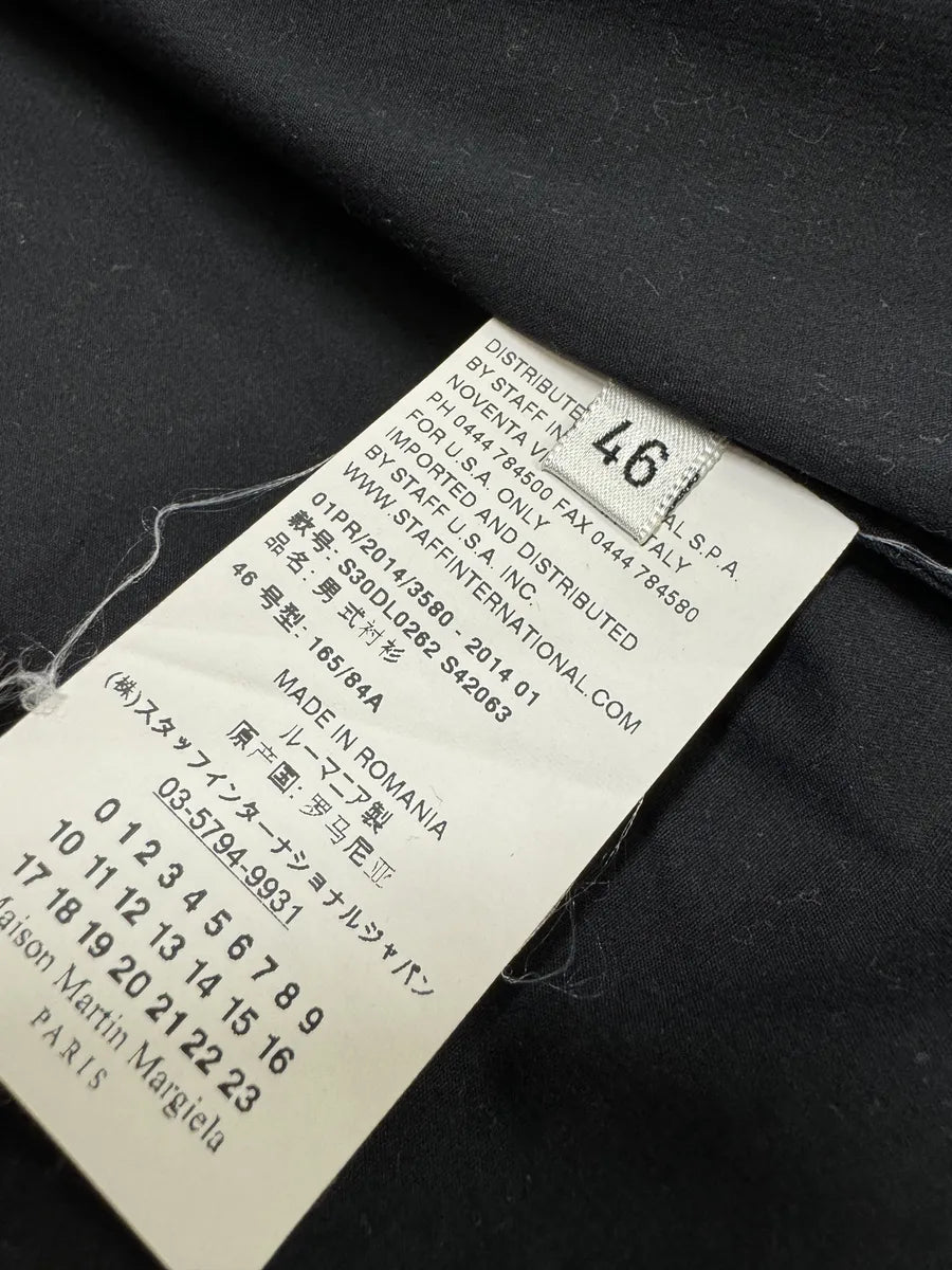 SS2014 Maison Margiela Navy Signature Pure Shirt (S) gxaFmXn 8