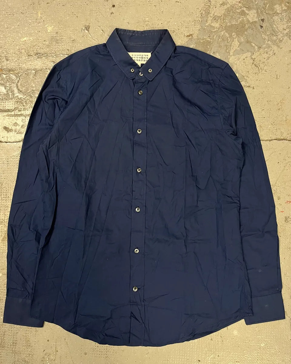 SS2014 Maison Margiela Navy Signature Shirt RYiEIxB 0
