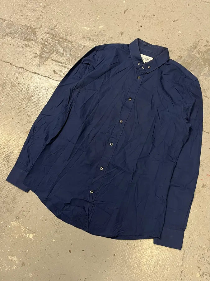 SS2014 Maison Margiela Navy Signature Shirt RYiEIxB 3