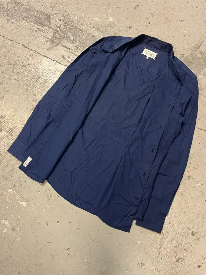 SS2014 Maison Margiela Navy Signature Shirt RYiEIxB 4