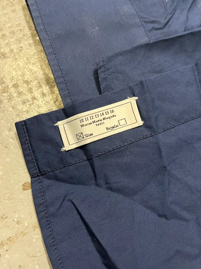 SS2014 Maison Margiela Navy Signature Shirt RYiEIxB 8
